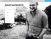 Tablet Screenshot of davidnazworth.com